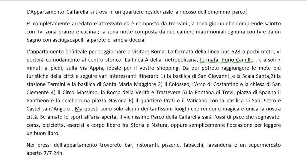 Appartamento Caffarella روما المظهر الخارجي الصورة